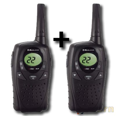 Pair (2) Midland LXT300 LXT-300 14 Channels GMRS Radios