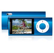 BIN-iPodNano8GB5GBlue: Apple iPod Nano 8GB 5th Gen. MP3 Player + Camera Blue