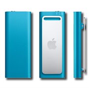 BIN-iPodShuffle2GB3GBlue: Apple iPod Shuffle 2GB 3rd Gen Tiny MP3 Player Blue