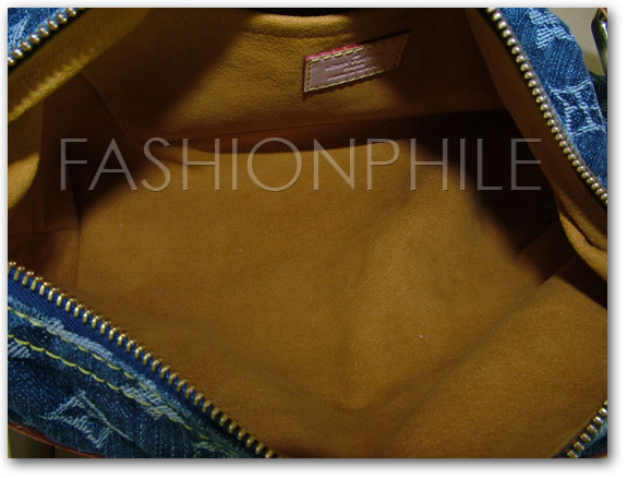 Interior Louis Vuitton Denim Baggy PM