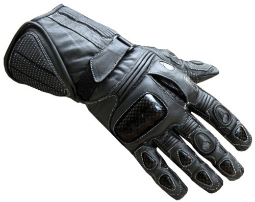 MOTORCYCLE GLOVES CARBON KEVLAR LEATHER GLOVE G68 M