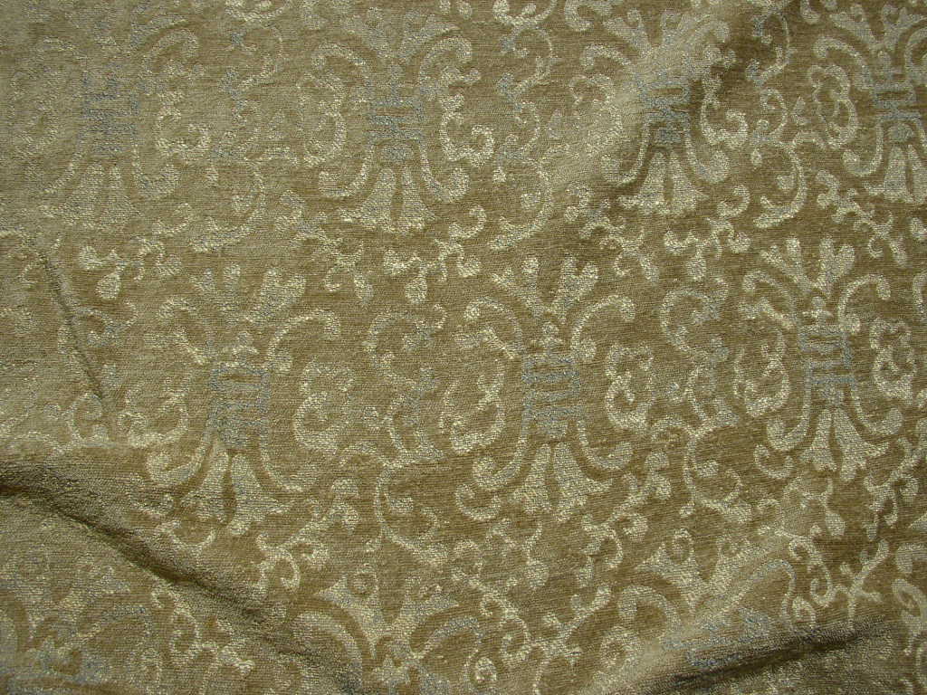 Duralee Victorian Chenille Upholstery Fabric 9+ yds.