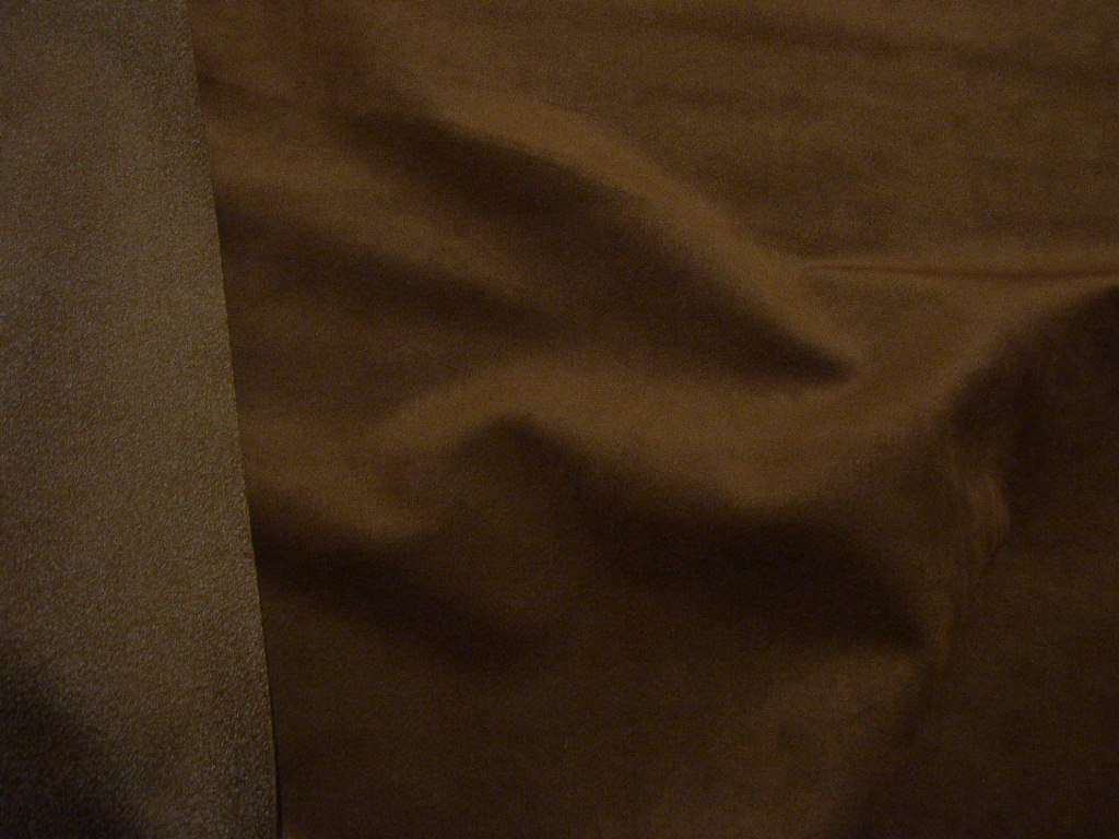 Genuine Ultrasuede Brown Upholstery Fabric 5 yds 250K