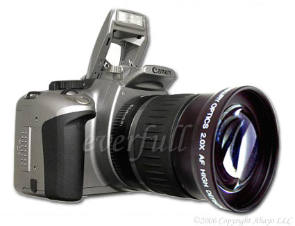 Camera with TELEPHOTO lens