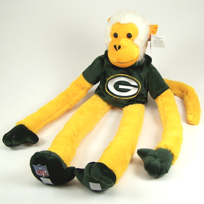 GREEN BAY PACKERS 44" TALL PLUSH RALLY MONKEY
