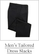 Men's Tailored Dress Slacks
