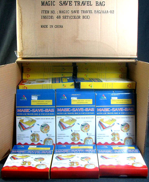 Magic Save Storage Bags from southwestwholesalebargains.com