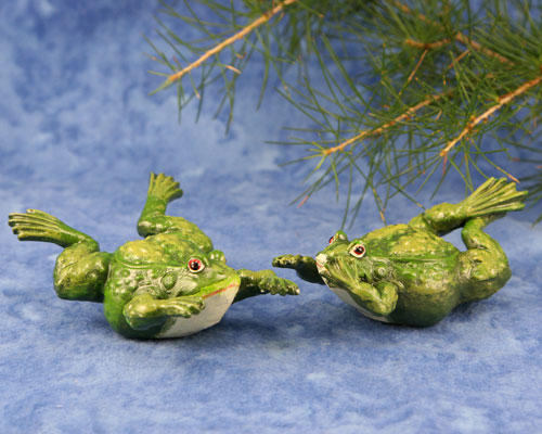 Little Fat Boy Frog Pair Floaters for pond or pool