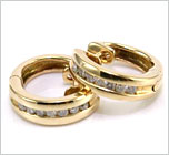 14 K gold earrings