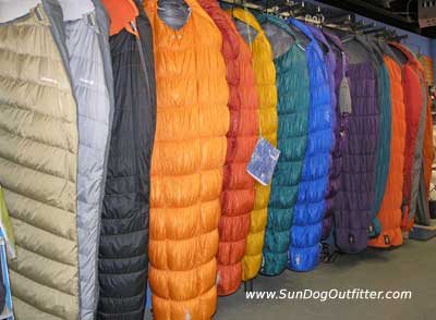 Montbell Sleeping Bags at SunDog Outfitter