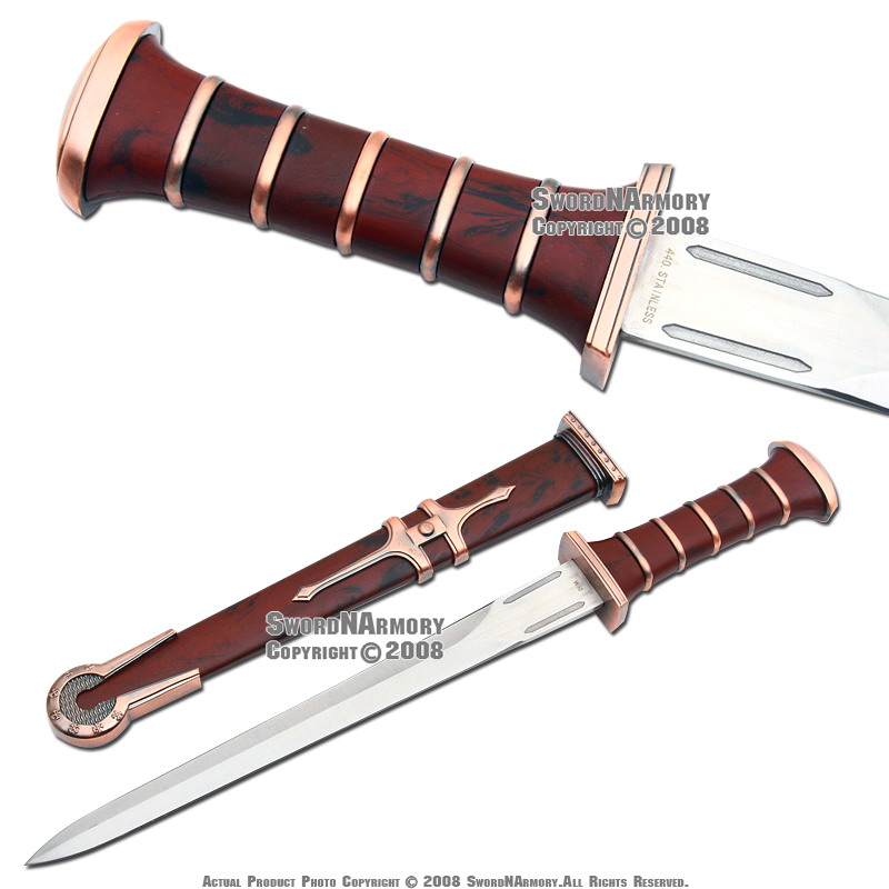 18" Crusader Medieval Knight Dagger Roman Short Sword