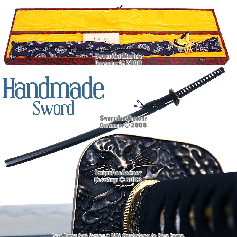 8,000 Layer Damascus Chris Zhou Japanese Katana Sword