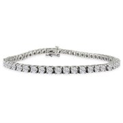 DLB200WG-14: 2ct tw Diamond Bracelet set in 14K White Gold