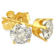 PDE50YGC: 1/2ct. Tw.  Diamond Stud Earrings set in 14K Gold ( J-K  I2)