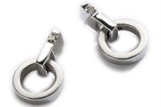 HDLE0580: Hot Diamonds Dangle Circle Diamond Earrings