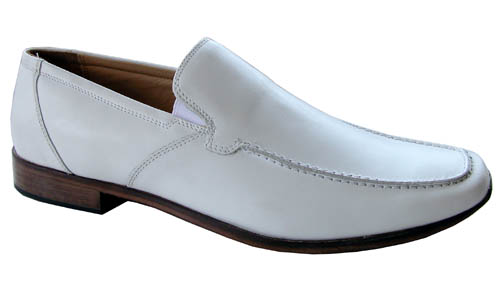 white colour formal shoes