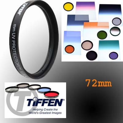Tiffen 72mm UV (Ultra Violet) Haze Glass Filter 72 mm