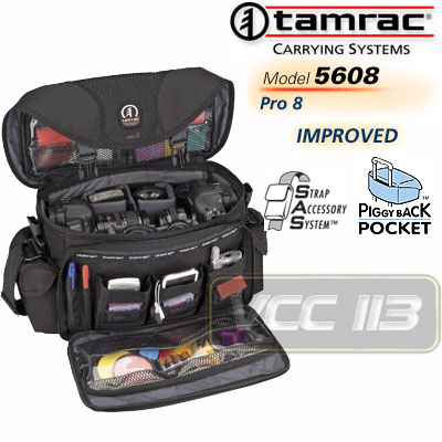 TAMRAC 5608 PRO 8 BLACK CAMERA PHOTO DIGITAL SLR BAG