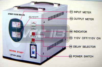 3000 Watt Step Up Down Voltage Regulator Transformer