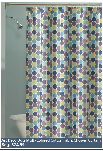 Art Deco Dots SHower Curtain