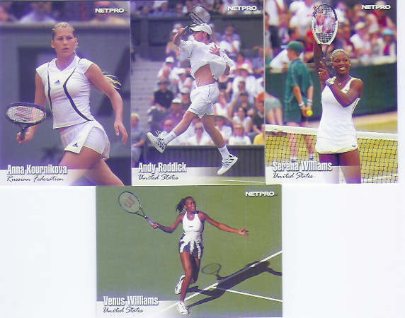03 Netpro SP Set(91-100)Kournikova,Roddick,Serena,Venus