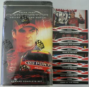 Press Pass Jeff Gordon DOMINATOR Tin Set-33 Cards+Bonus