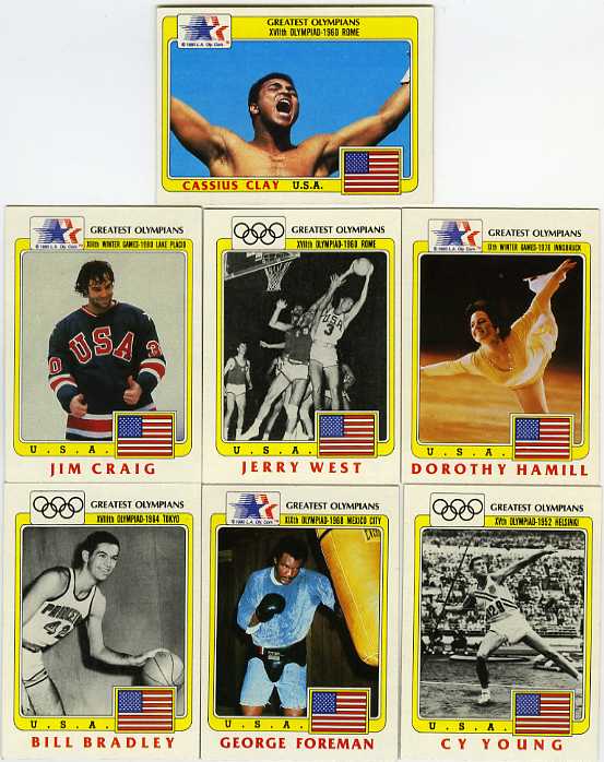 1983 Topps Olympics Set(99 Cds) Rare Cassius Clay (Ali)