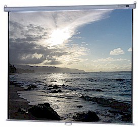 DA-LITE 96x96 MOVIE PROJECTOR SCREEN 2.8 GAIN NEW
