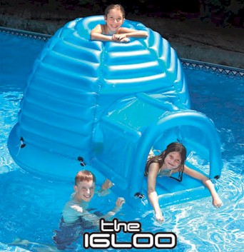 Swimming Pool Floating IGLOO HABITAT raft Inflatable