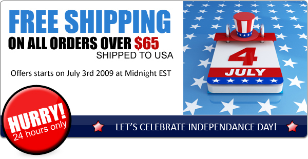 HAPPY 4th OF JULY FREE SHIPPING iNetVideo.com