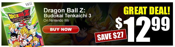 Dragon Ball Z: Budokai Tenkaichi 3 (NINTENDO WII NEW)