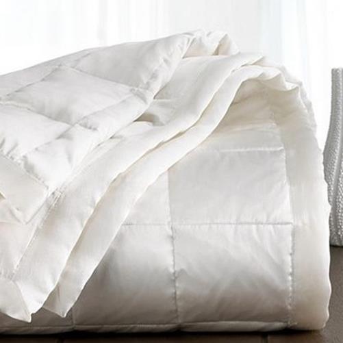 Hotel Collection 500T Silk F/Q Down Blanket White NEW