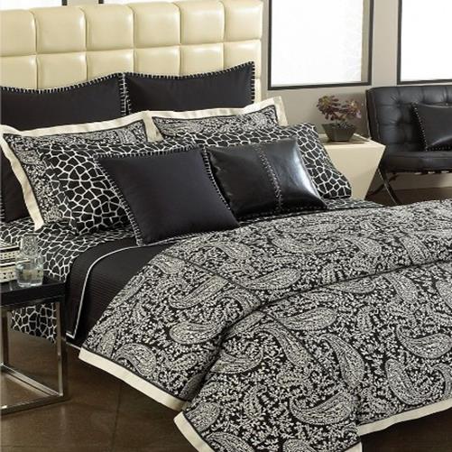 Michael Kors King Bedskirt Nairobi Black NEW