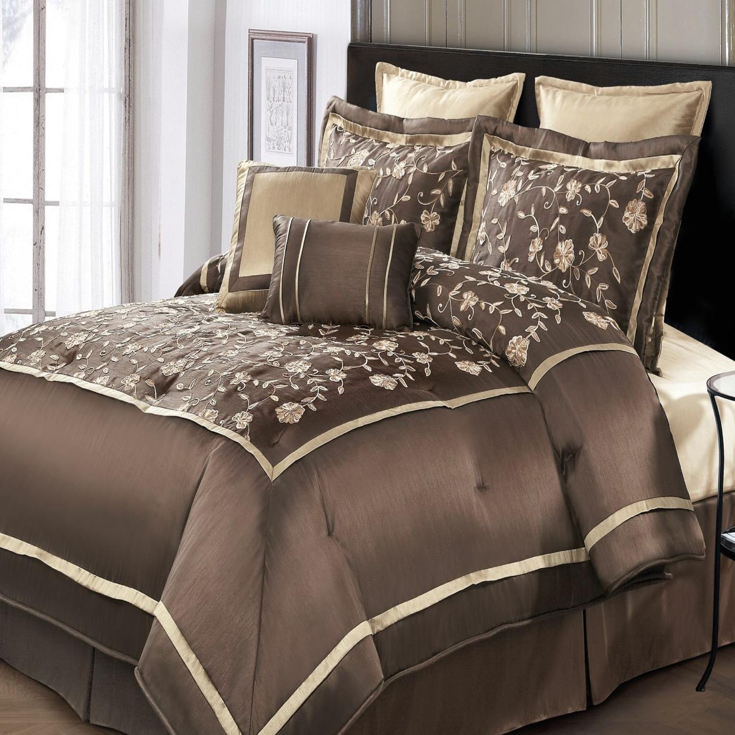 francesca brown oversize king 8 piece comforter set francesca brown oversize king 8 piece comforter set