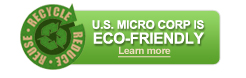 US Micro Is Eco-Friendly