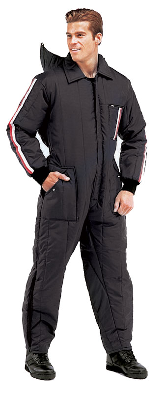 MENS SNOW SKI AND RESCUE INSULATED ZIP-UP SUIT SIZE MD