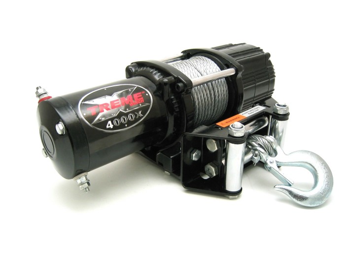 NEW! XTREME 4000X ATV WINCH BAD ASS SERIES 4000lb