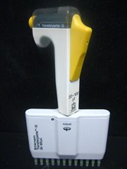 200909-10447: Brinkman Transferpette 12 channel Pipette 20 - 100uL