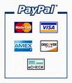 PayPal, MasterCard, Visa, Discover, Amex