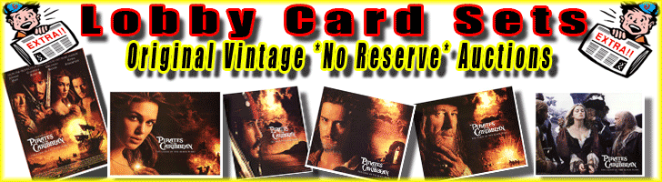 Lobby Card Set Auctions. All Original Vintage Sets and No Reserve!