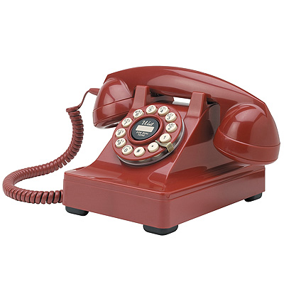 Crosley Radio Retro 302 Desk Phone Red Telephone New