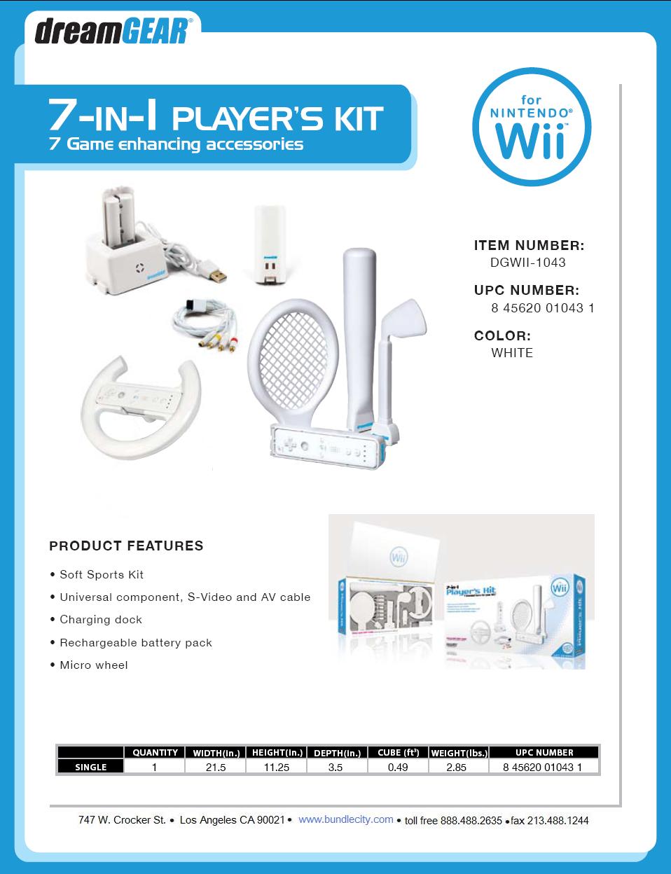 15in1 Nintendo Wii Kit