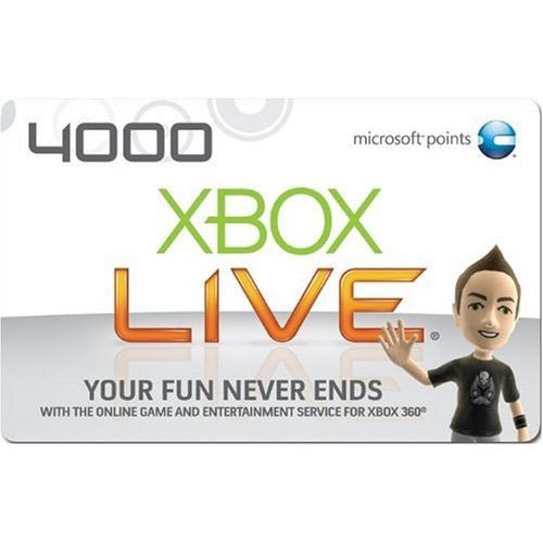 Xbox Live 4000 Microsoft