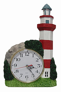 Lighthouse Wall Clock "Hilton Head, SC" NEW!!