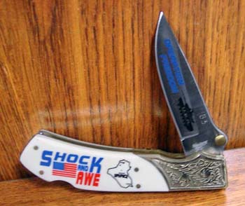 OPERATION FREEDOM "SHOCK & AWE" FOLDING KNIFE NEW