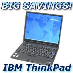 Big Saving on IBM ThinkPad's