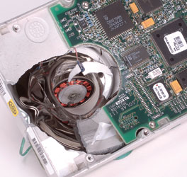 Crushed Hard Drive
