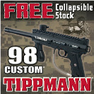Tippmann 98 Custom Stock and Paintball Barrels image