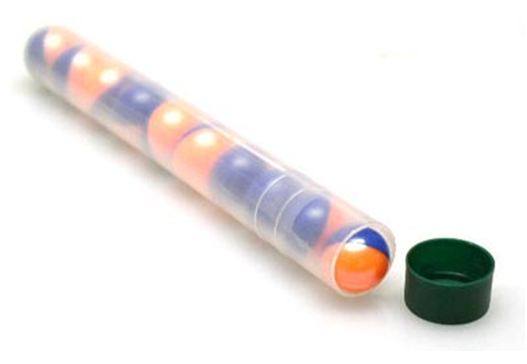 GXG 10 Round Paintball Tubes w/Lids - Clear
