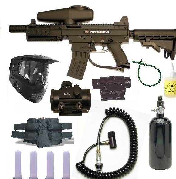 TIPPMANN X7 X-7 Paintball EGRIP FLATLINE Gun Nitro Sniper - 4